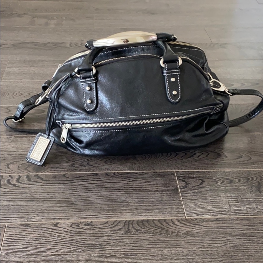 Badgley Mischka leather purse